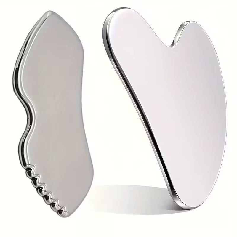 2pcs Stainless Steel Facial Scraping Tools