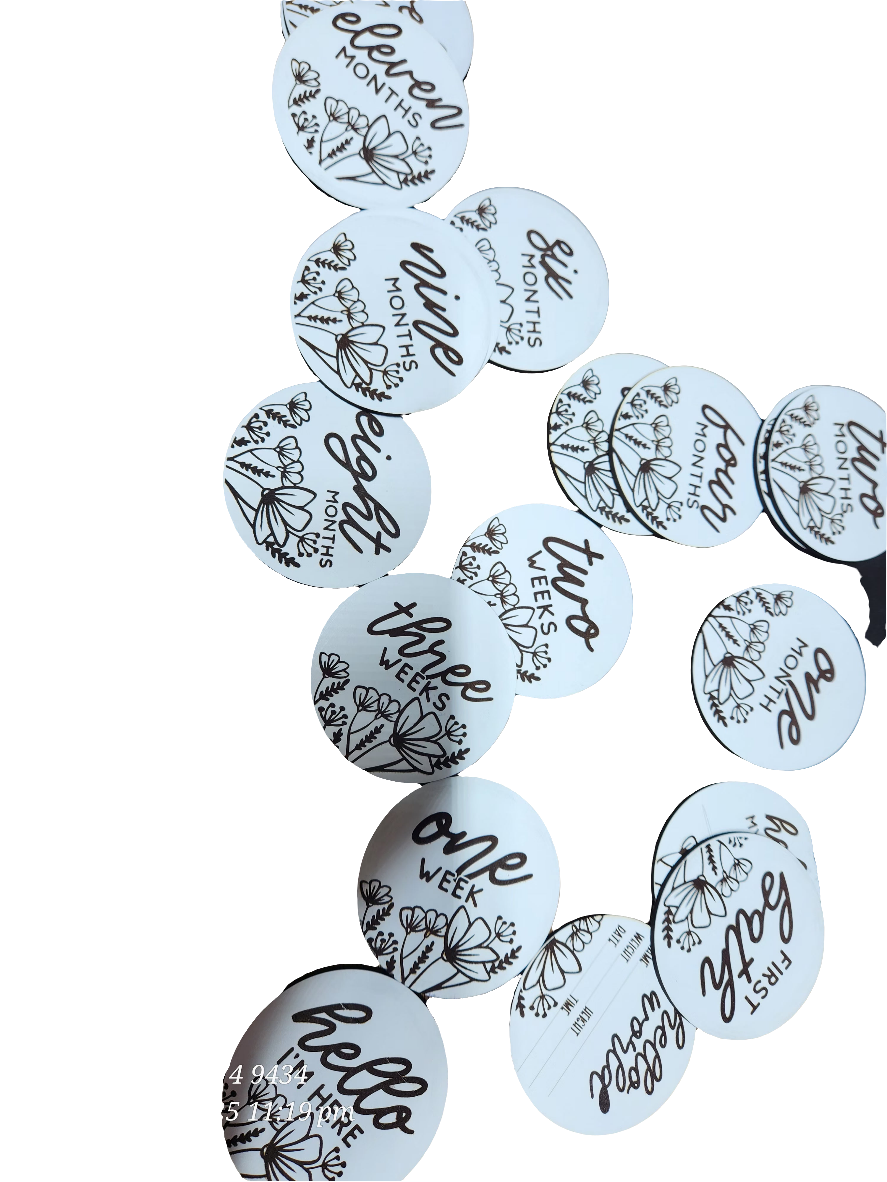 Baby Milestone Disks