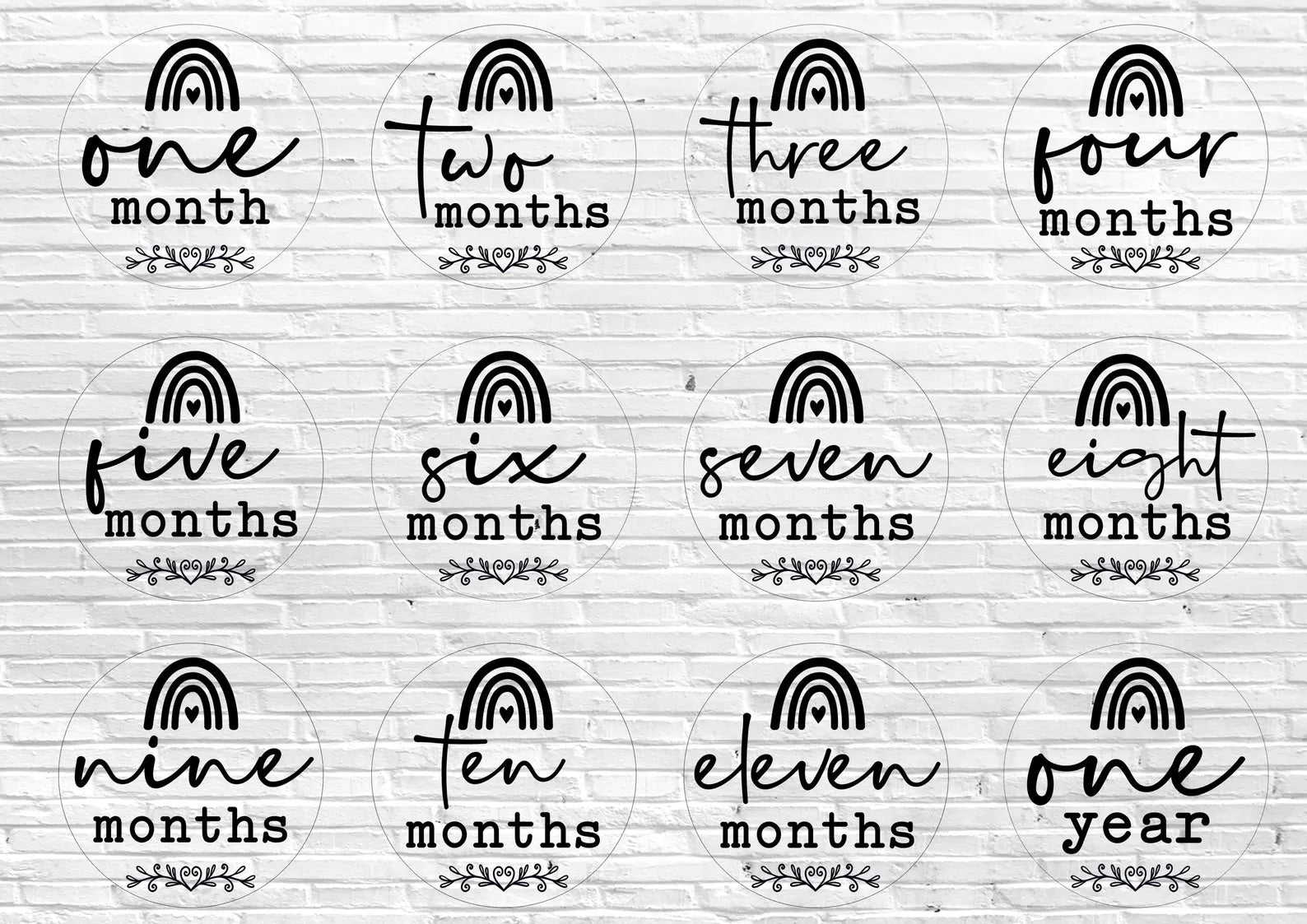 Baby Milestone Disks