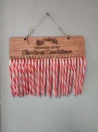 Christmas Count Down Candy Cane