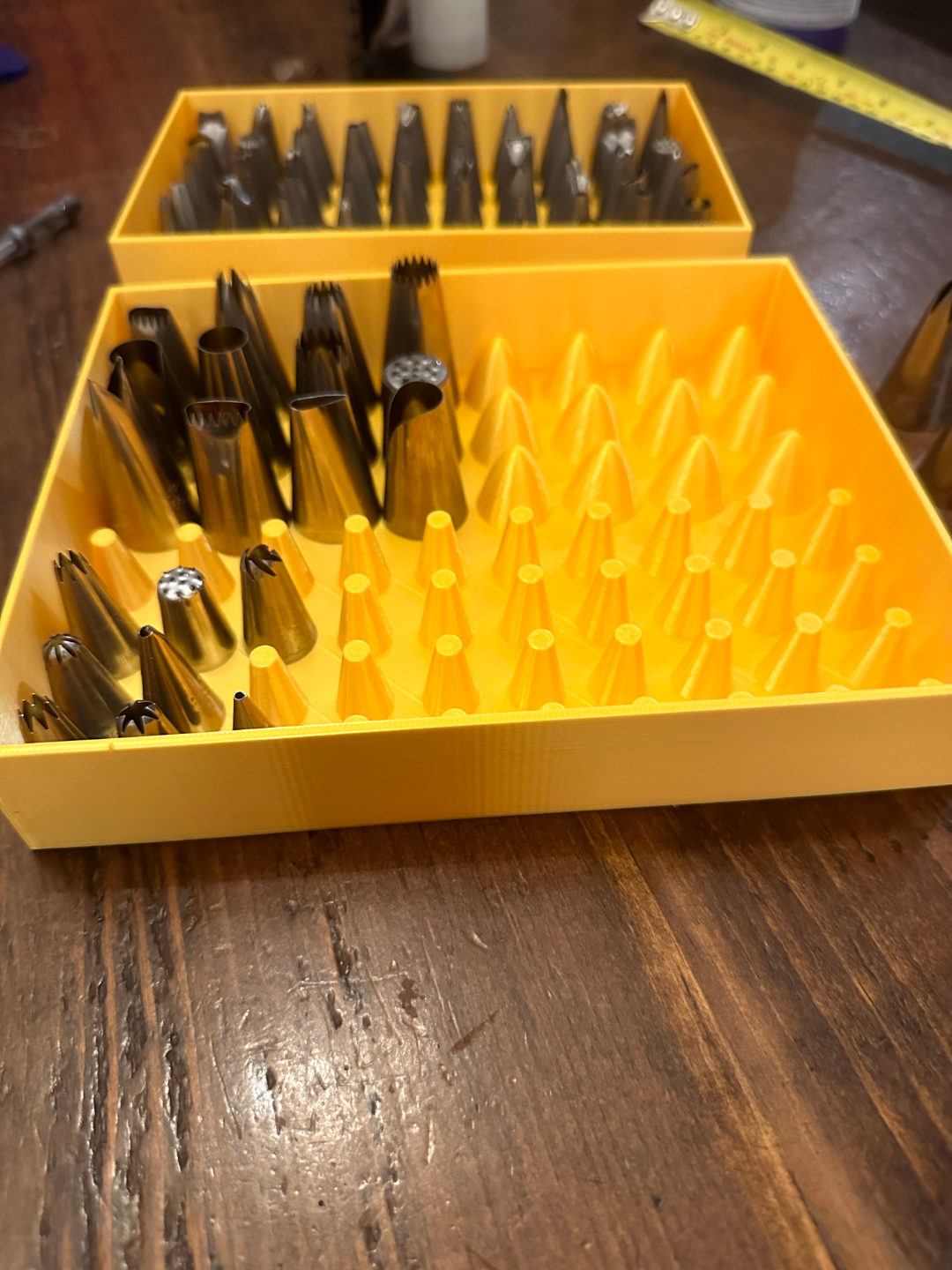 Piping tip organizer  Baking organization