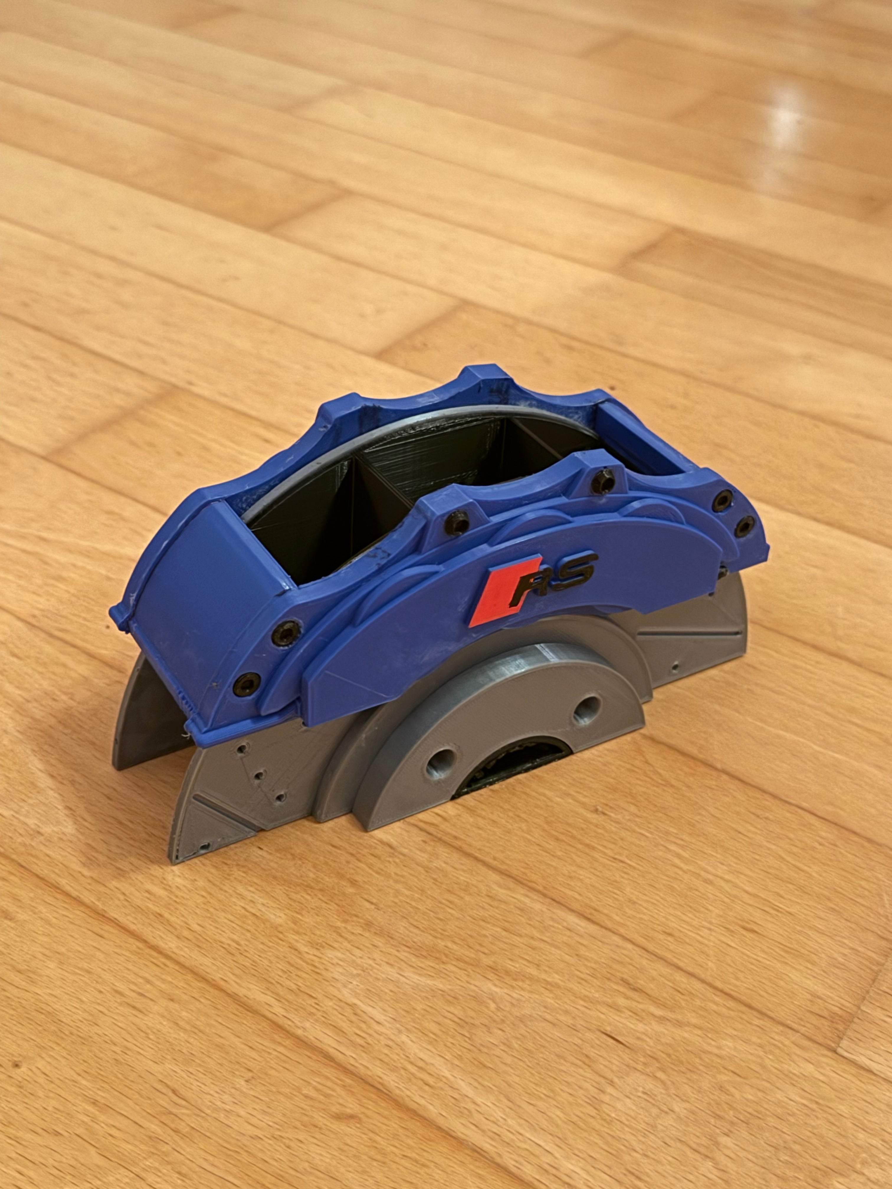 Pencil holder AMG Porsche BMW Audi RS brake caliper