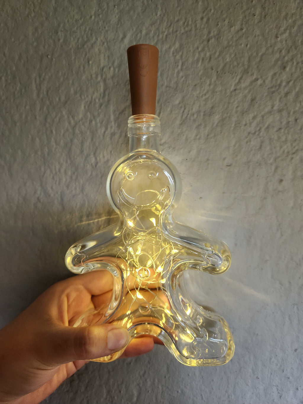 Gingerbread Man Bottle Lights